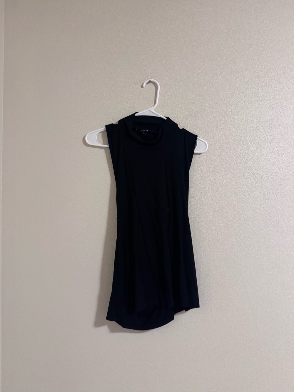 French Connection Black Crewneck Top